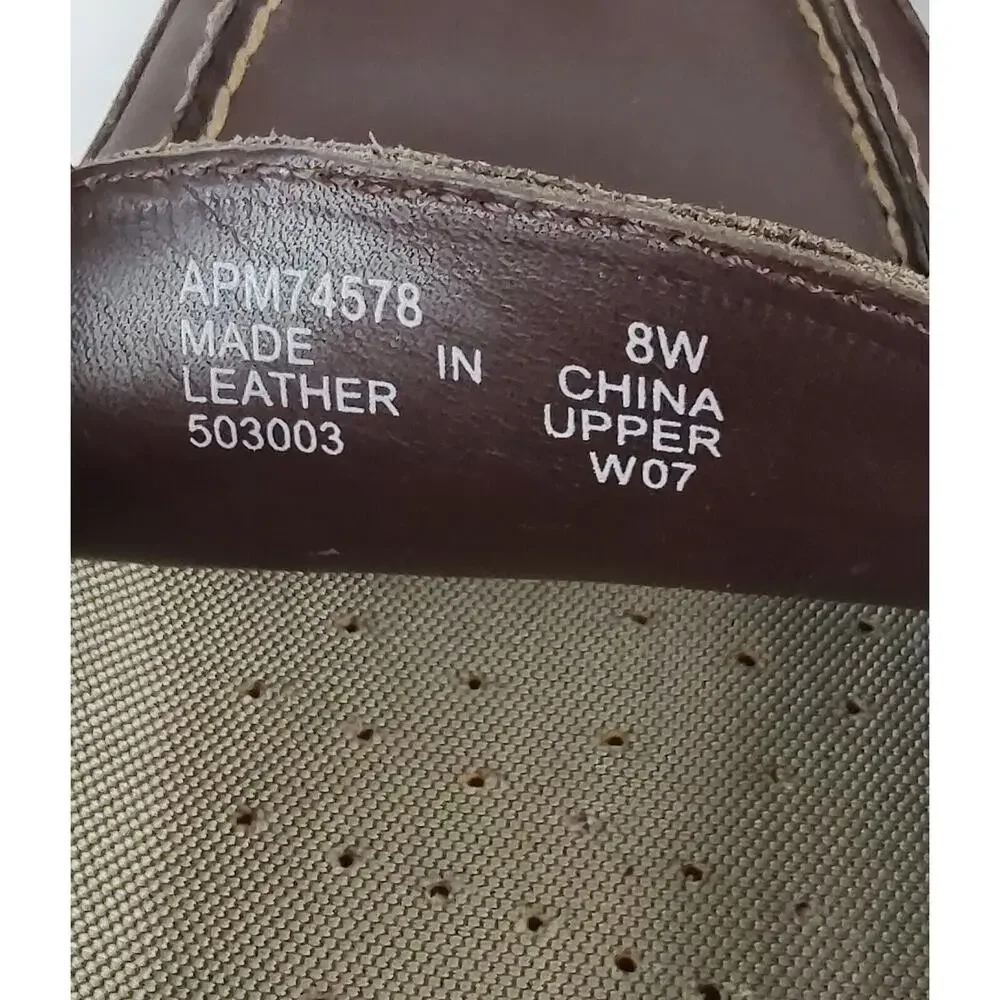 Rockport APM74578 Dunstable Washable Driving Moc Toe Loafers Men's US 8‎ M